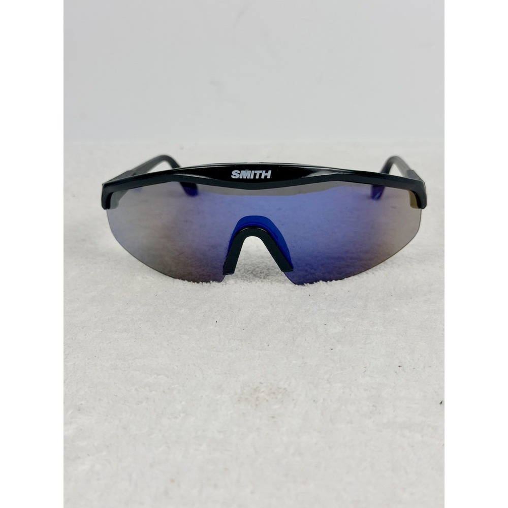 Smith Optics XC Vintage Archive Flip Up Shield Sunglasses Blue Mirror + Fleece C